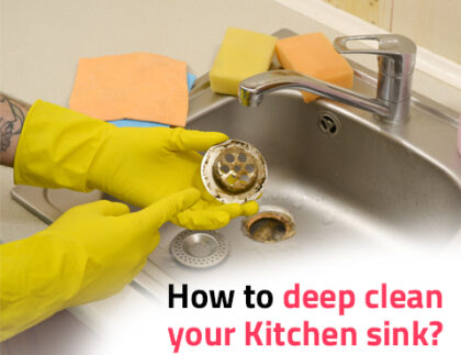 Kitchen sink cleaning services