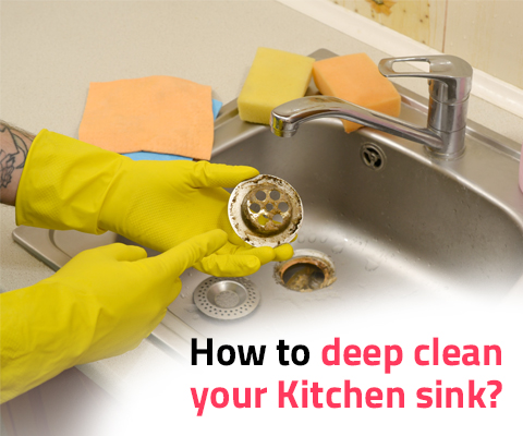 Kitchen sink cleaning services